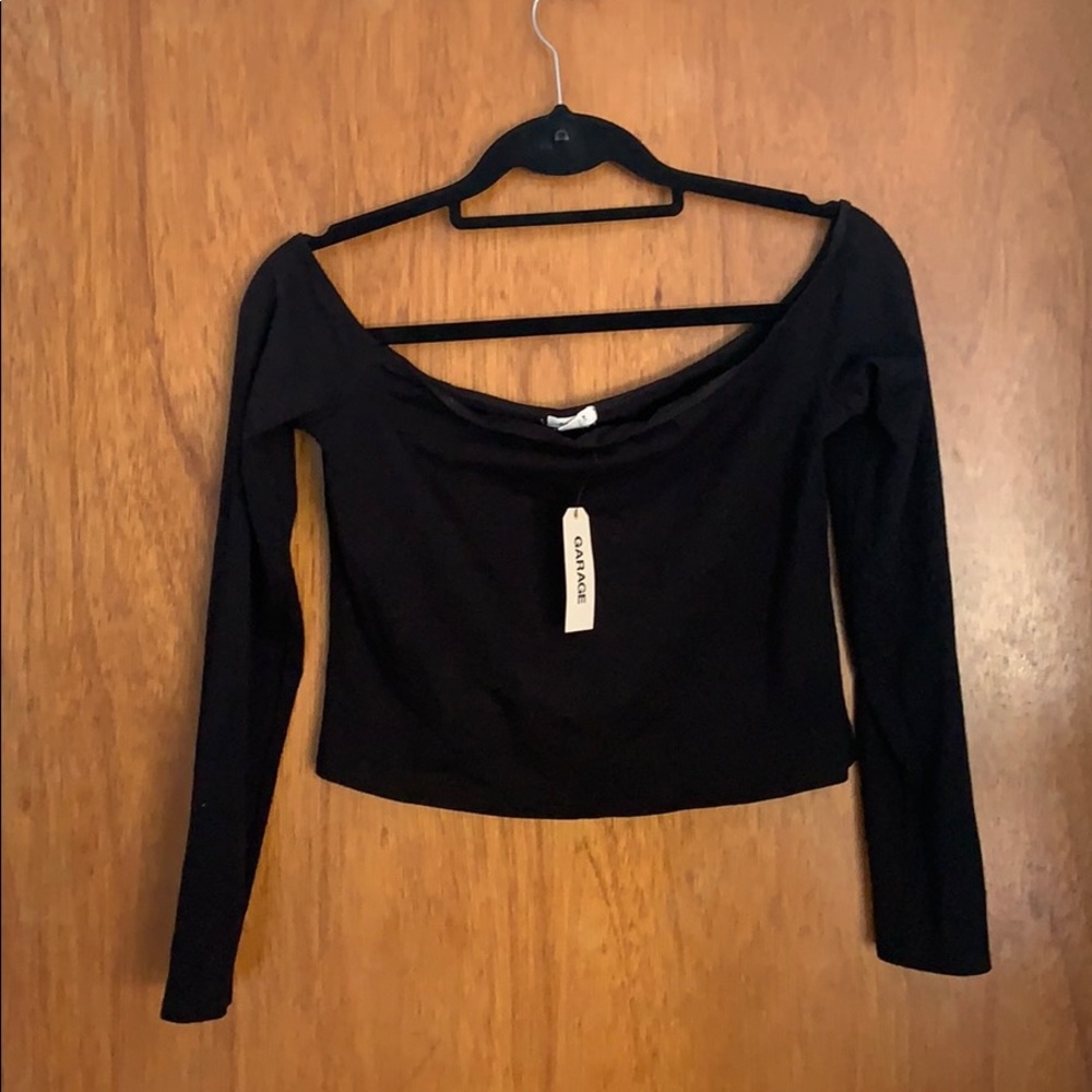 Off the shoulder crop top